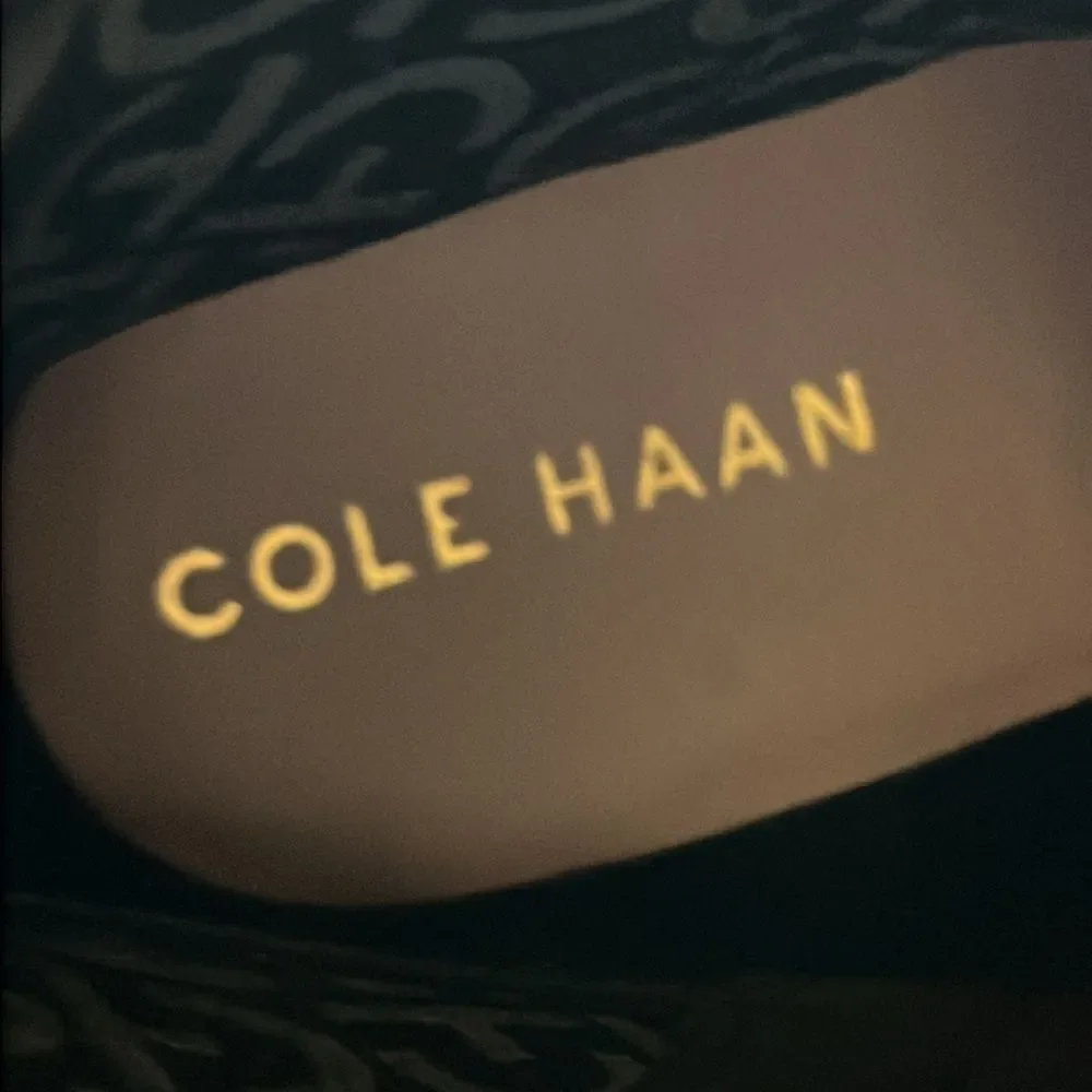 Cole Haan Women's Hampshire Black Leather Buckle Ankle Boots US 6.5